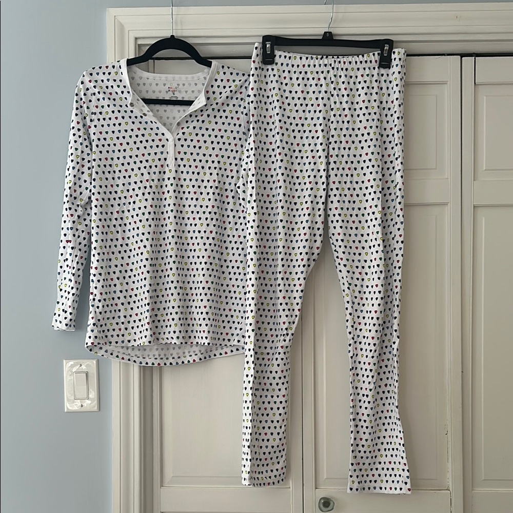 Roller Rabbit White and Red Pajama Set